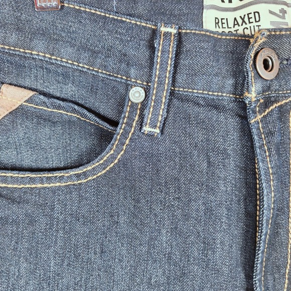 Ariat Mens M4 Relaxed Boot Cut Dark Wash Denim Jeans Size 31x30 - Picture 5 of 16